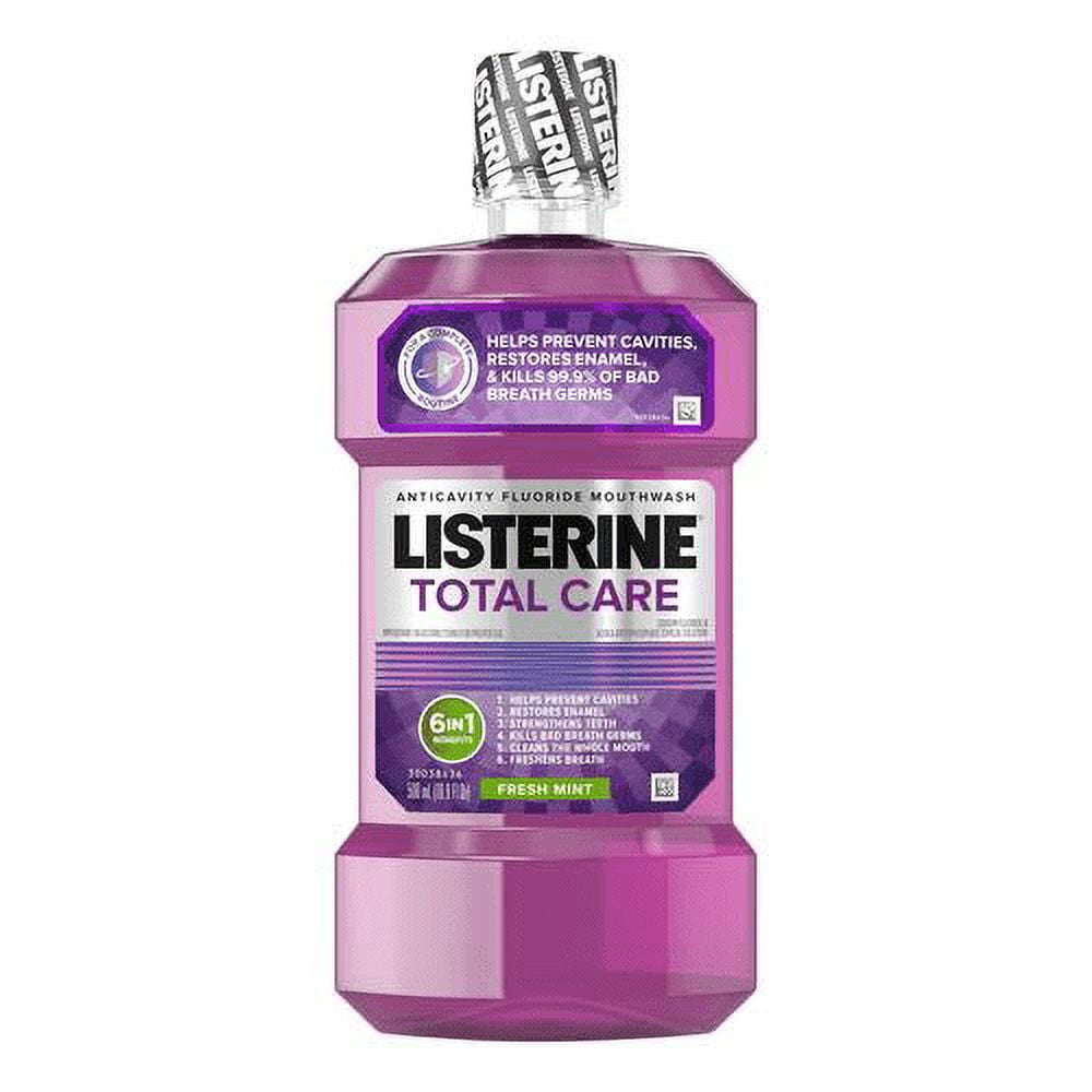 Listerine Total Care Anticavity Mouthwash Fresh Mint (Pack of 8)