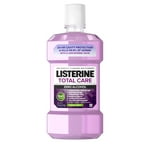 Listerine Total Care Alcohol-Free Anticavity Mouthwash, 6 Benefit Fluoride Mouthwash for Bad Breath and Enamel Strength, Fresh Mint Flavor, Twin Convenience Pack, 2 x 1 L