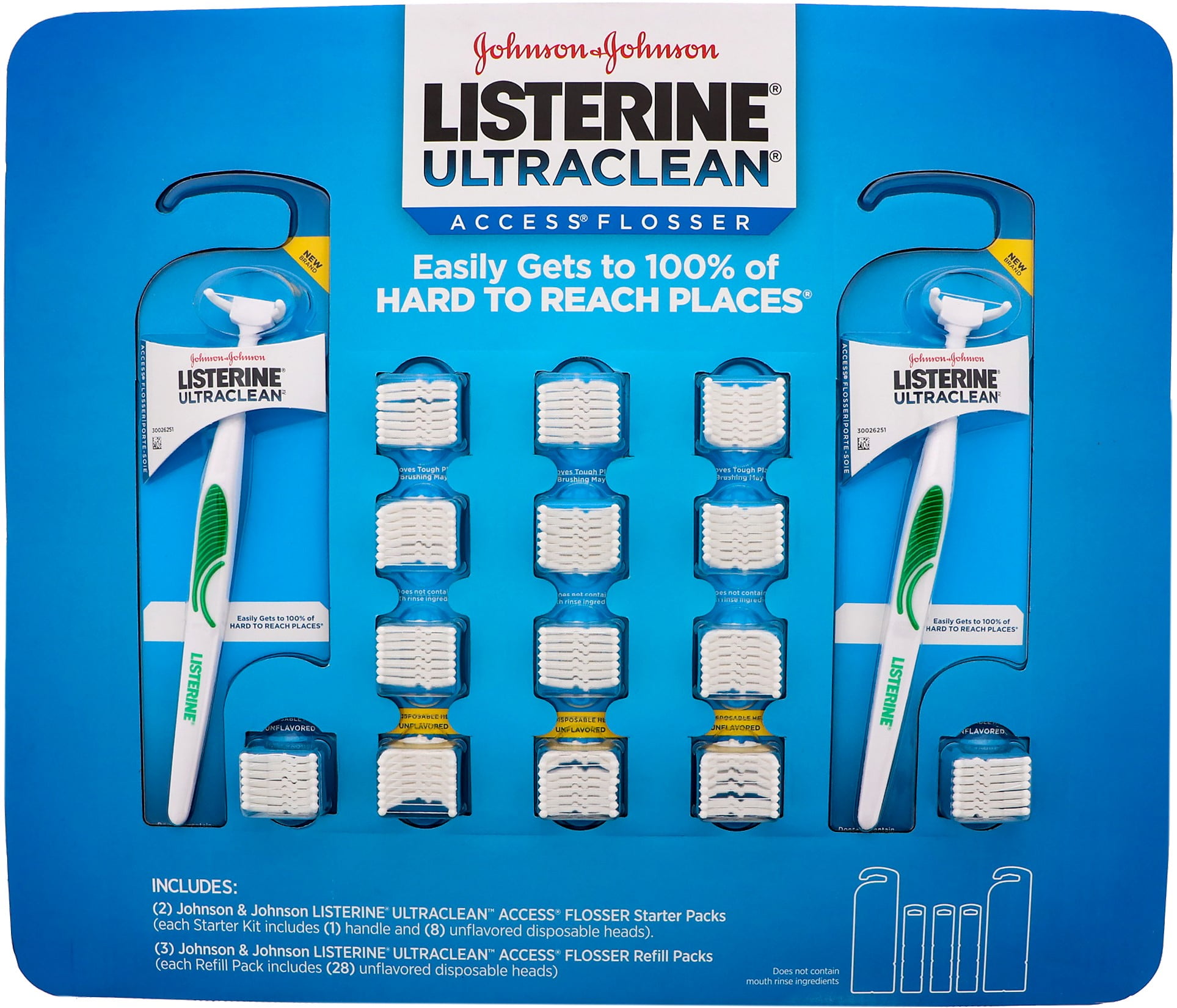 Listerine UltraClean Flosser Club-Pack 1 ea