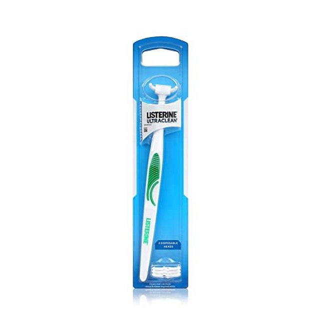 Listerine Ultraclean Access Flosser with 8 Disposable SnapOn Dental