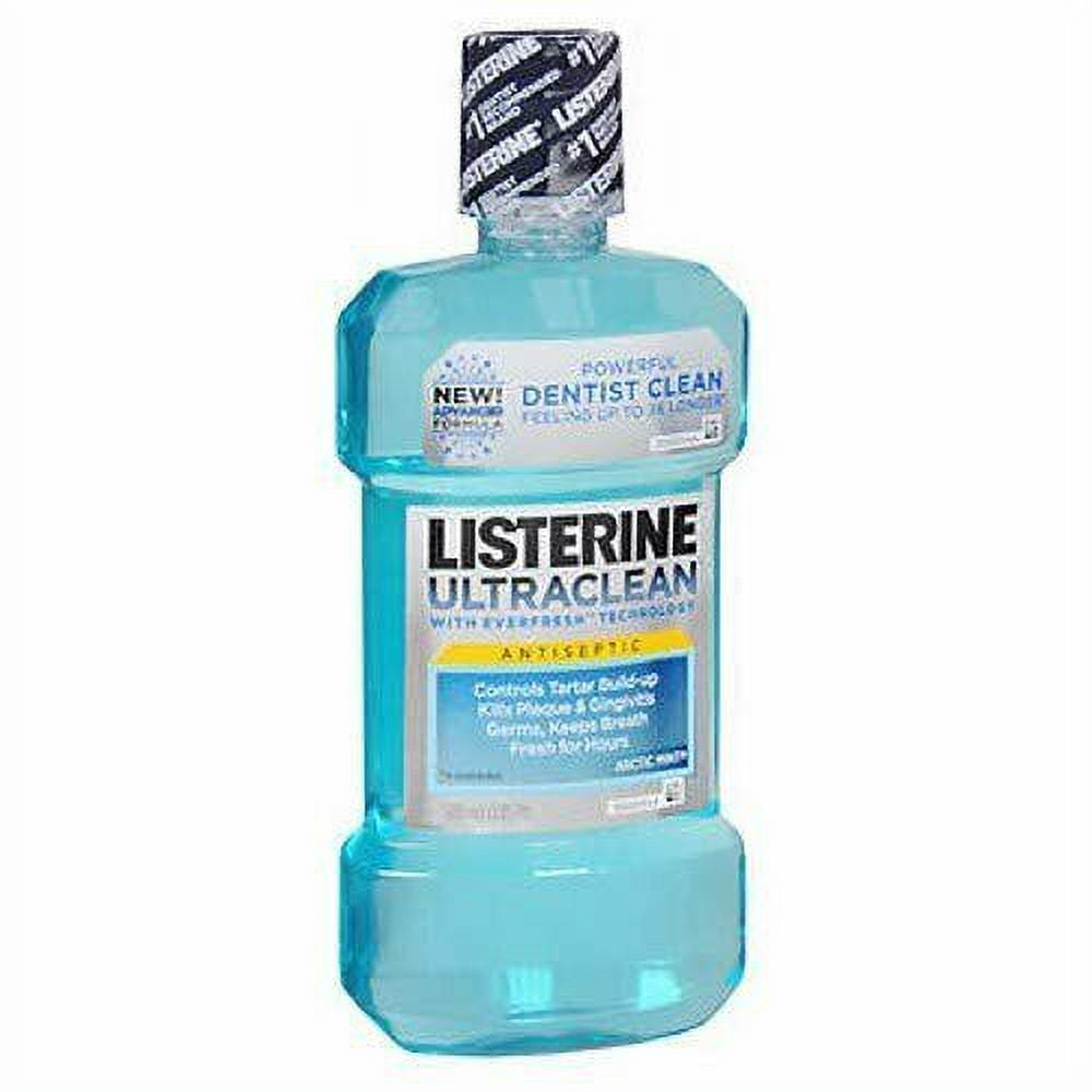 Listerine Ultraclean Antiseptic Arctic Mint 500 mL (Pack of 2