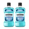 Listerine Ultraclean Antiseptic Gingivitis Mouthwash, Mint, 2 x 1 L