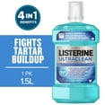 thumbnail interactive-video image 1 of Listerine Ultraclean Antiseptic Gingivitis Mouthwash Oral Care, Cool Mint, 1.5 L, 1 of 13