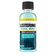 Listerine Zero Alcohol-Free Mouthwash, Cool Mint, 3.2 fl. oz