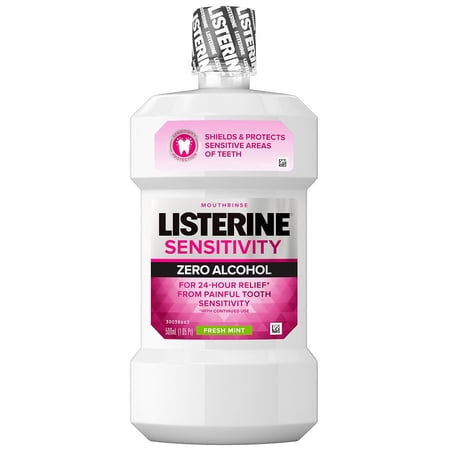 Listerine Sensitivity Zero Alcohol Mouthrinse Mint