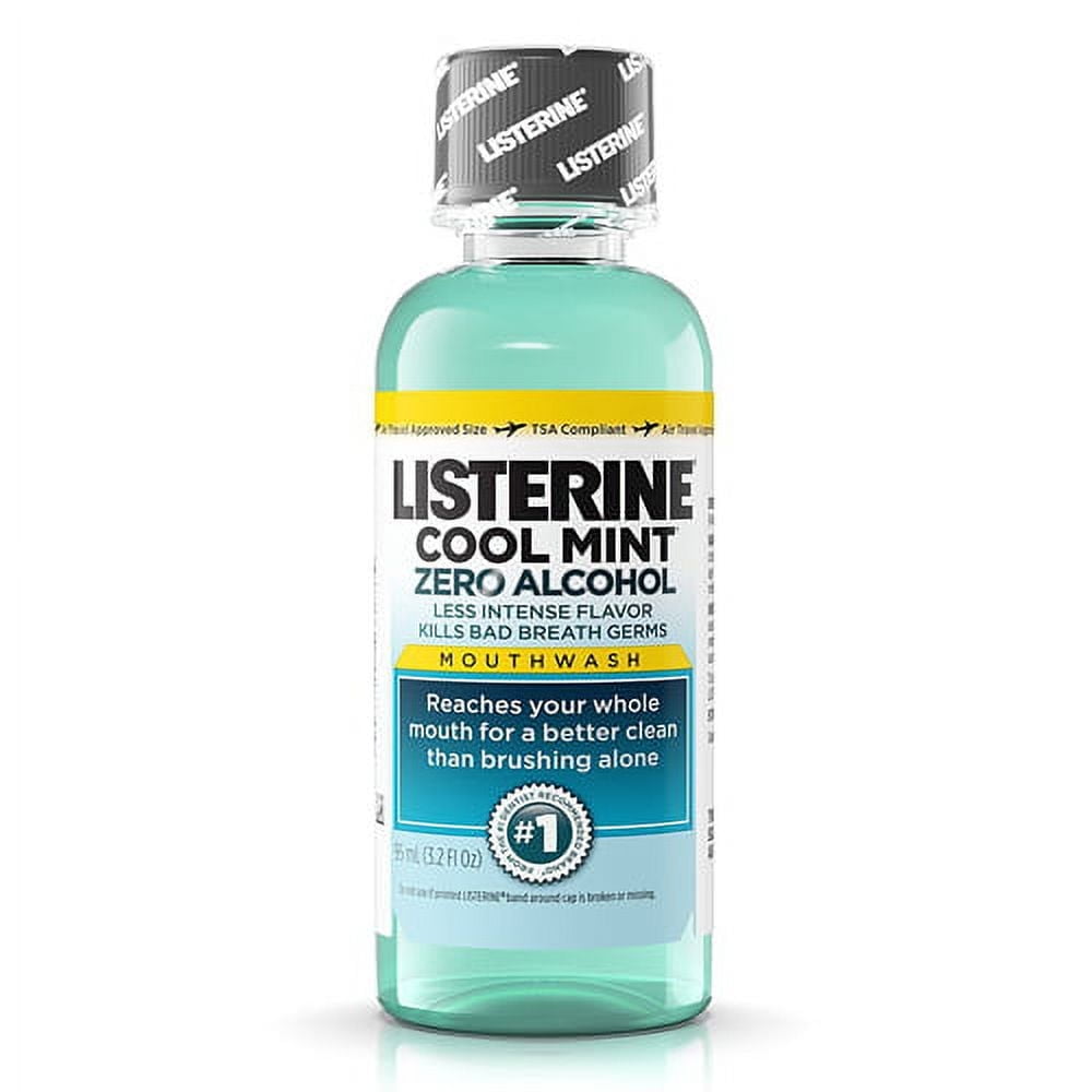 Listerine Zero Clean Mint Mouth Wash - 95 Ml, 2 Pack