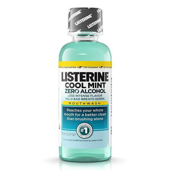 Listerine Zero Clean Mint Mouth Wash - 95 Ml, 2 Pack