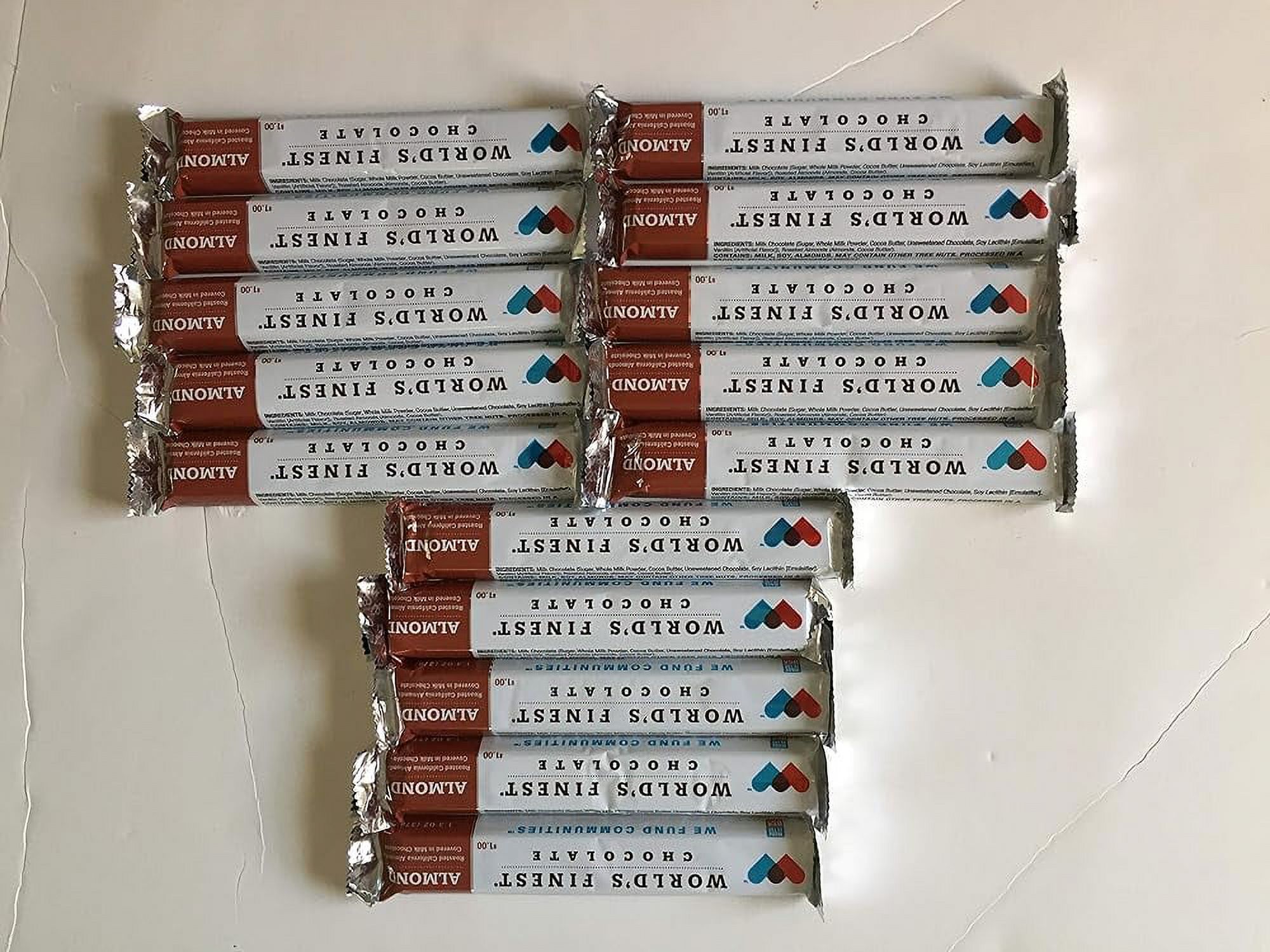 Listing 15 Bars World's Finest Chocolate Milk Chocolate With