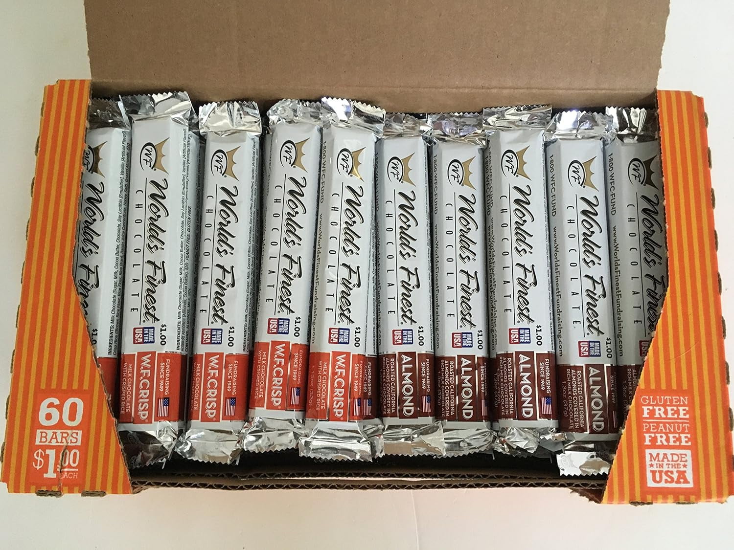 Listing 50 BARS World's Finest Chocolate Milk Chocolate with