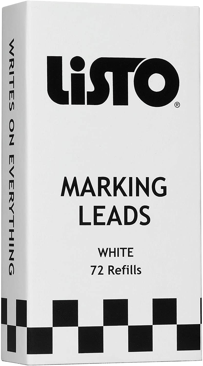 listo-162-marking-pencils-refill-white-box-of-72-grease-pencils
