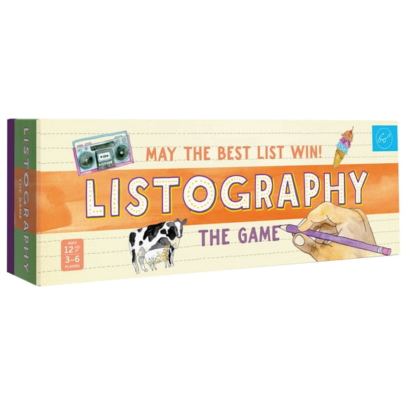 Listography: Listography: The Game : May the Best List Win! (Board Games, Games for Adults, Adult Board Games) (Game)