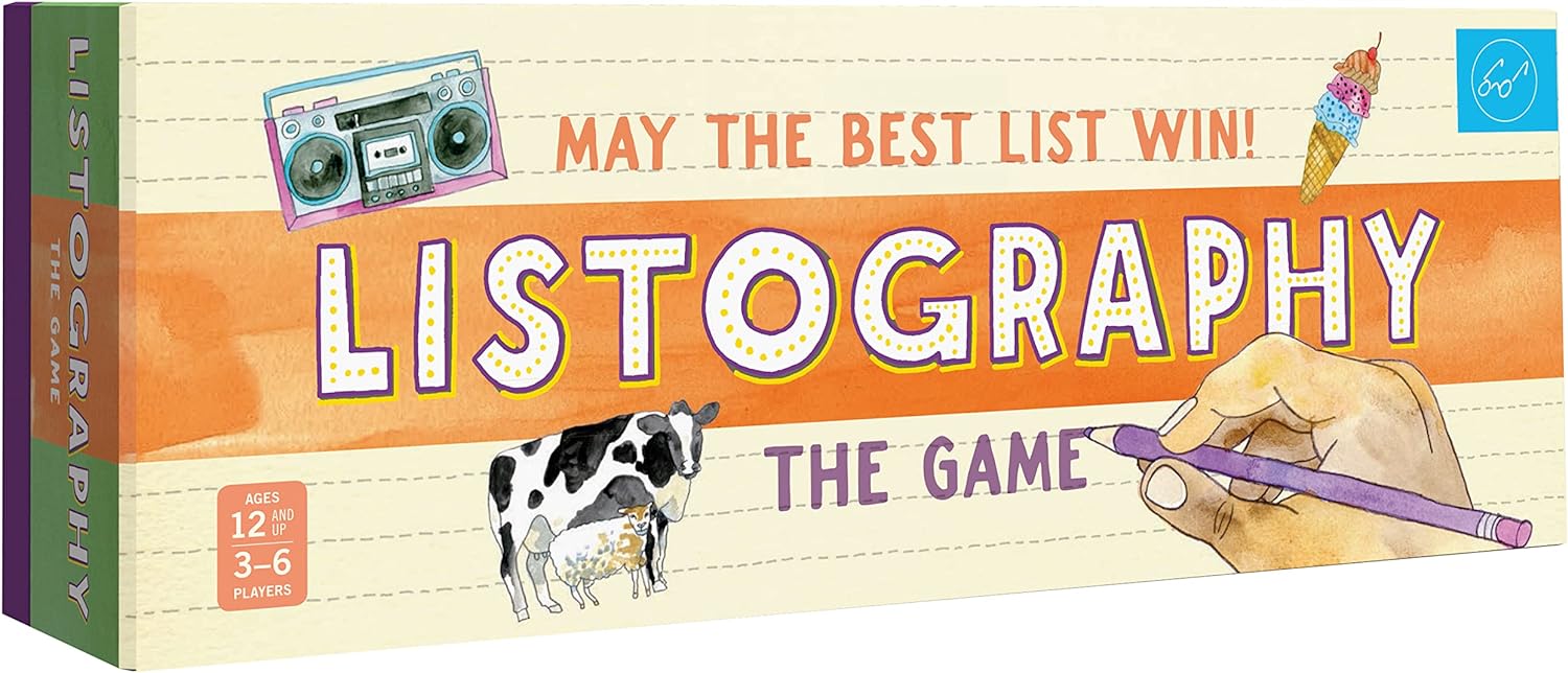 Listography The Game May The Best List Win! (Board Games, Games for