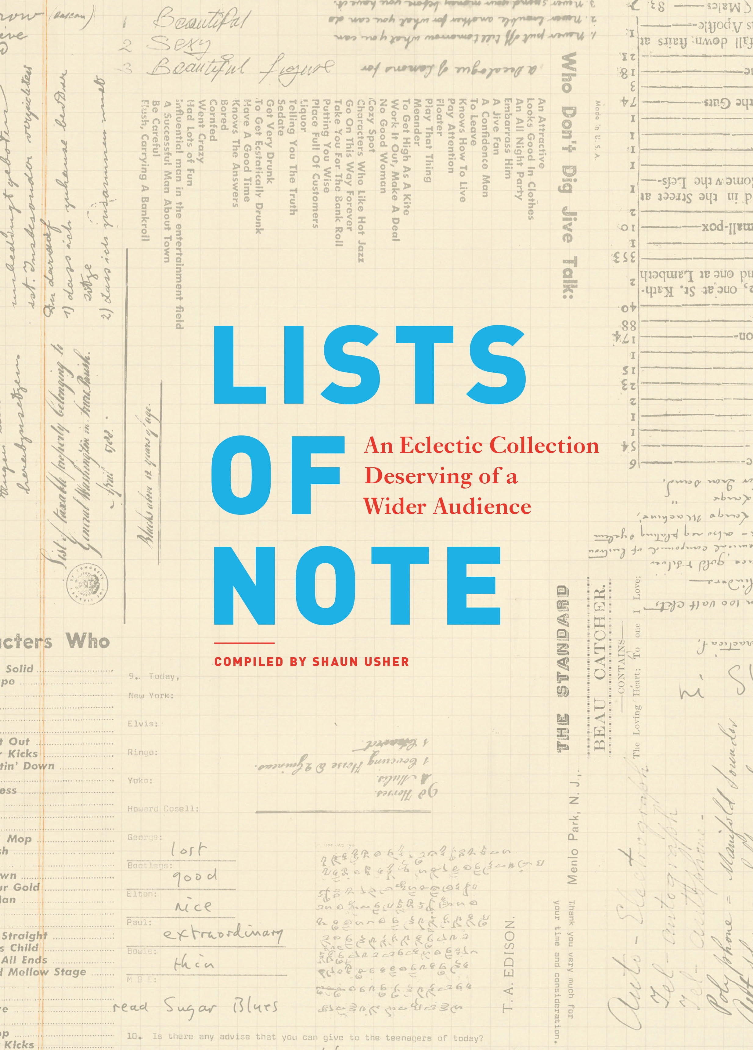 Lists of Note : An Eclectic Collection Deserving of a Wider Audience ...