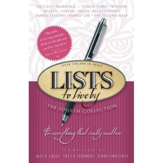 Pre-Owned Lists to Live by: The Fourth Collection Paperback