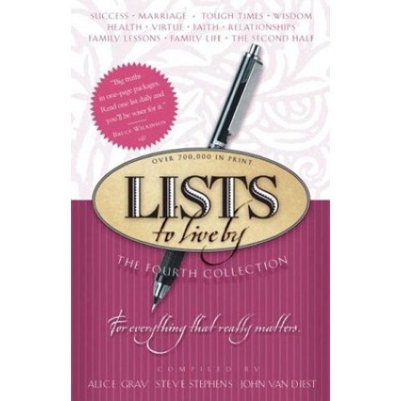 Pre-Owned Lists to Live by: The Fourth Collection Paperback