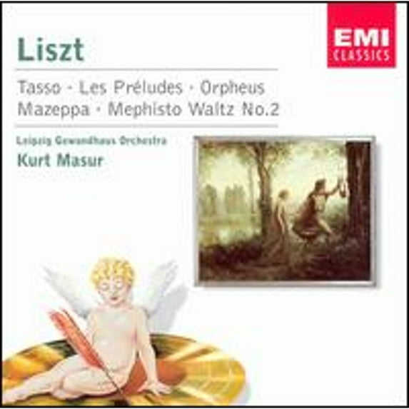 Pre-Owned Liszt: Tasso; Les Préludes; Orpheus; Mazeppa; Mephisto Waltz No. 2 (CD 0724357562324) by Leipzig Gewandhaus Orchestra, Kurt Masur (conductor)