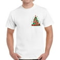 thumbnail image 1 of Lit Christmas Tree Pocket Print Shirts for Men Xmas Lit Tee - S M L XL 2XL 3XL 4XL 5XL Xmas Graphic Tee - Christmas Shirt Men T-Shirt Top Gift, 1 of 2
