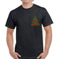 thumbnail image 1 of Lit Christmas Tree Pocket Print Shirts for Men Xmas Lit Tee - S M L XL 2XL 3XL 4XL 5XL Xmas Graphic Tee - Christmas Shirt Men T-Shirt Top Gift, 1 of 2