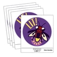 thumbnail image 1 of Lit Cute Firefly Insect Car Window Bumper Water Bottle Phone Tablet Laptop Waterproof Vinyl Decal Sticker Set 5-Pack - Gloss Finish - 2.0", 1 of 7