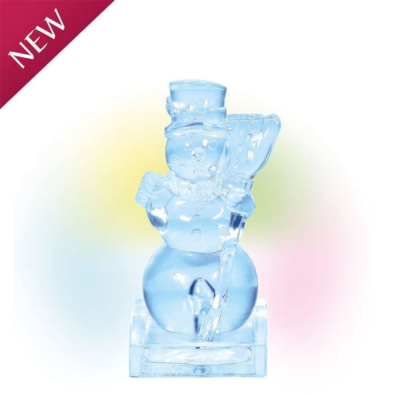 Lit Ice Castle Snowman