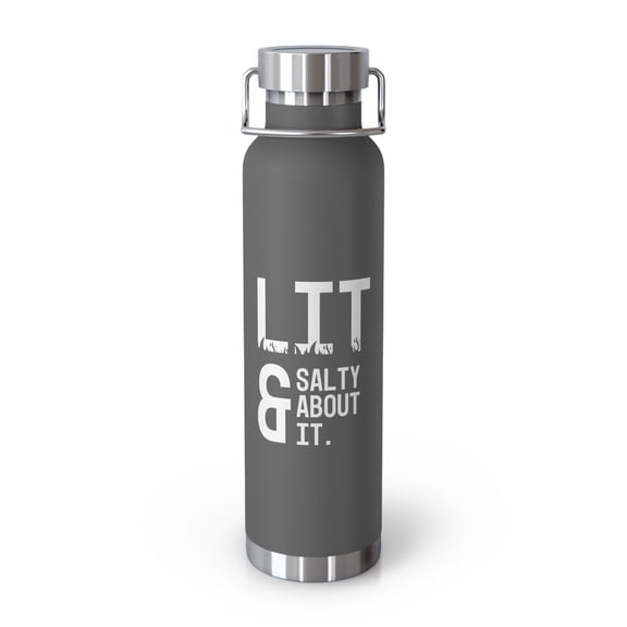 "Lit & Salty" Christian Double Wall Vacuum Insulated Metal Water Bottle