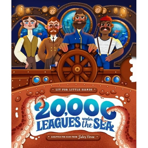 Lit for Little Hands Lit for Little Hands: 20,000 Leagues Under the Sea: An Interactive Board Book Adapting the Classic for Kids Volume 11, (Board Book)