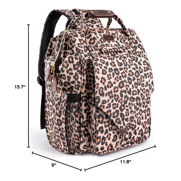 LitBear Diaper Bag Backpack for Baby Girl