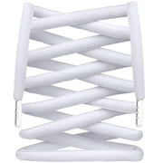 LitLaces - Premium Fat Oval Ultra Wide Replacement Shoelaces with Metallic Tips for Nike Dunk SB & Foamposite, Fits Lows and Highs