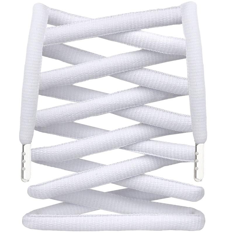 LitLaces Premium Fat Oval Ultra Wide Replacement Shoelaces with Metallic Tips for Nike Dunk SB Foamposite Fits Lows and Highs