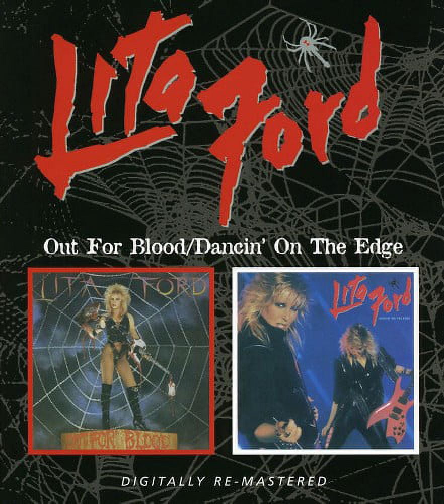 LITA FORD / OUT FOR 〜 & DANCIN' ON 〜 Lita Ford ~ Out for Blood / Dancin' On The Edge CD 2007 BGO