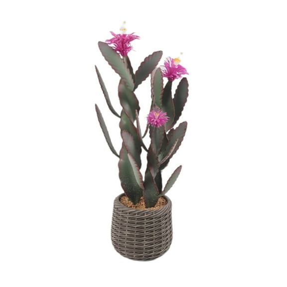 Litake 36 Inch Artificial Cactus, Tall Fake Big Cactus Potted Faux Cacti Plants Realistic Large Faux Cactus Plant for Home Office Store Garden Decor Housewarming Gift