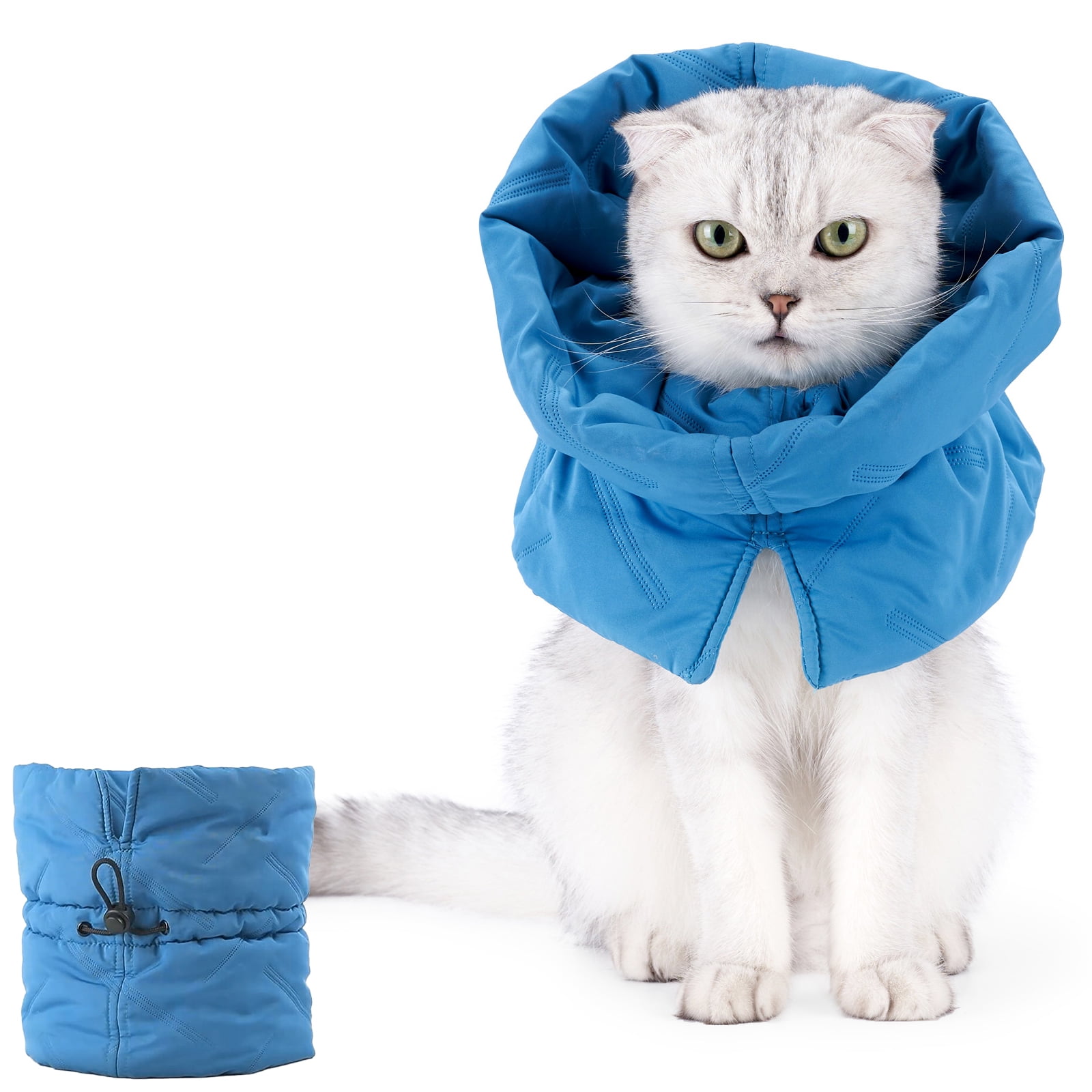 Litake Cat Elizabeth Collar Adjustable Foldable AntiLicking Antibite