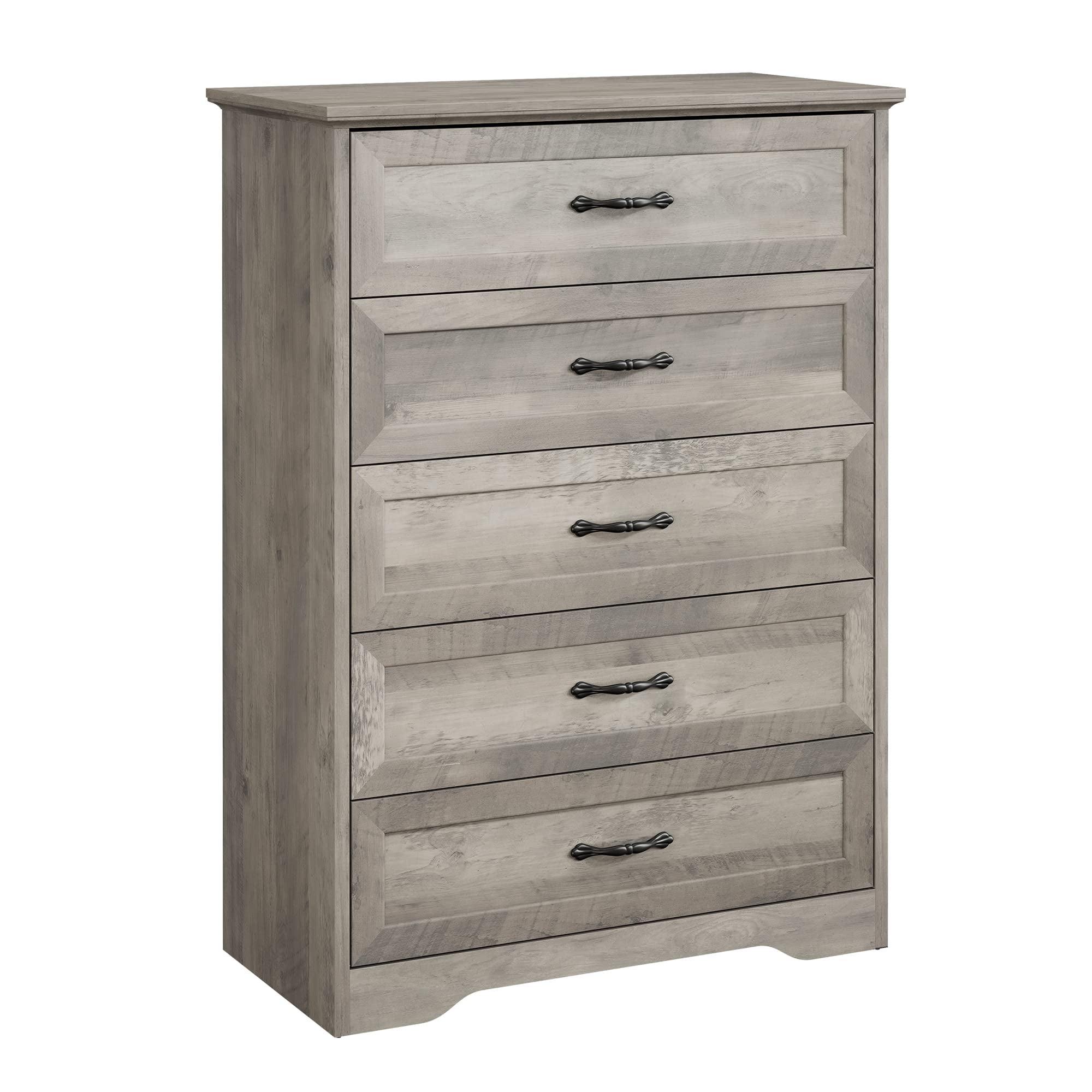 Litake Cmoda para Dormitorio, Muebles Modernos, Casa, Gavetas, Cuarto,  Habitacin con 5 Cajones de Madera, Gris Claro - Walmart.com