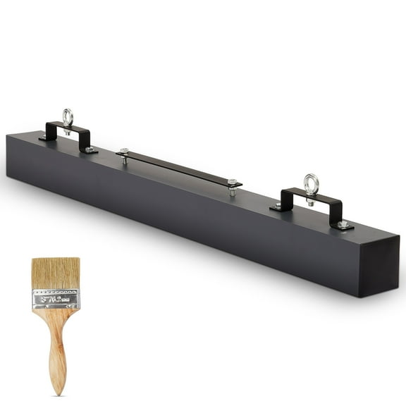 Litake Hanging Magnetic Sweeper 48inch Heavy-Duty Magnet Sweeper, Nail Magnet Sweeping Tool with 120 LBS Lifting Capacity, Magnet Double Magnetic Force Sweeper Unit, Hanging Magnet for Forklift