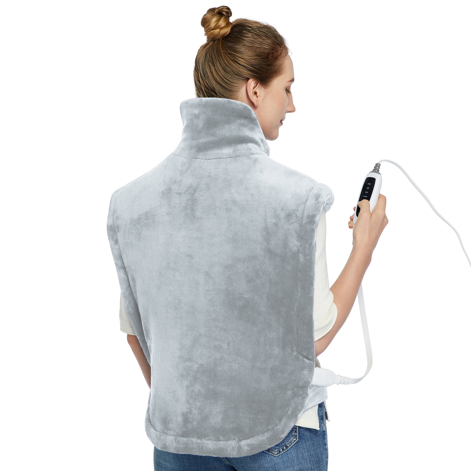 Litake Heating Pad for Neck and Shoulders Back Pain Relief, Electric