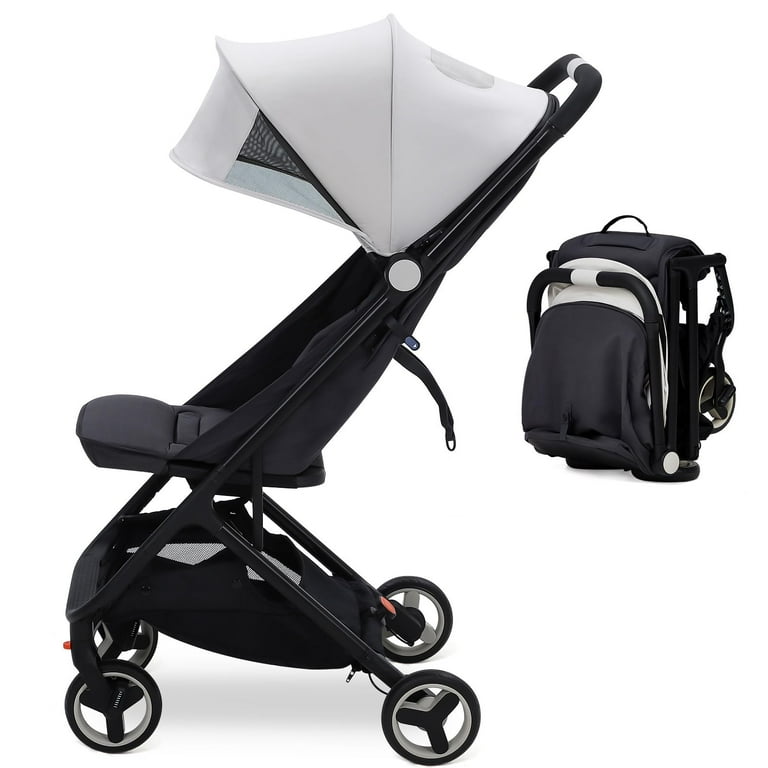 Litake Lightweight Stroller Compact One Hand Fold Travel Stroller for Airplane Friendly Reclining Seat and Canopy