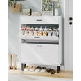 thumbnail image 1 of Litake Narrow Shoe Cabinet Storage for Entryway, 3 Drawers, Freestanding Shoe Organizer Wooden,Shoe Rack Storage with 3-Tier Adjustable Shelves for Slippers,Sneakers,Heels,Boots for Hallway,Porches, 1 of 8