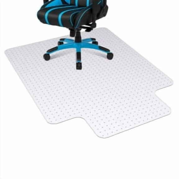Litake Office Chair Mat for Carpet Floors, Computer Desk Chair Mat Strong Slip Resistant Under Desk Floor Protector Stay in Place Plastic Computer Mats for Rolling Work and Gaming Chairs