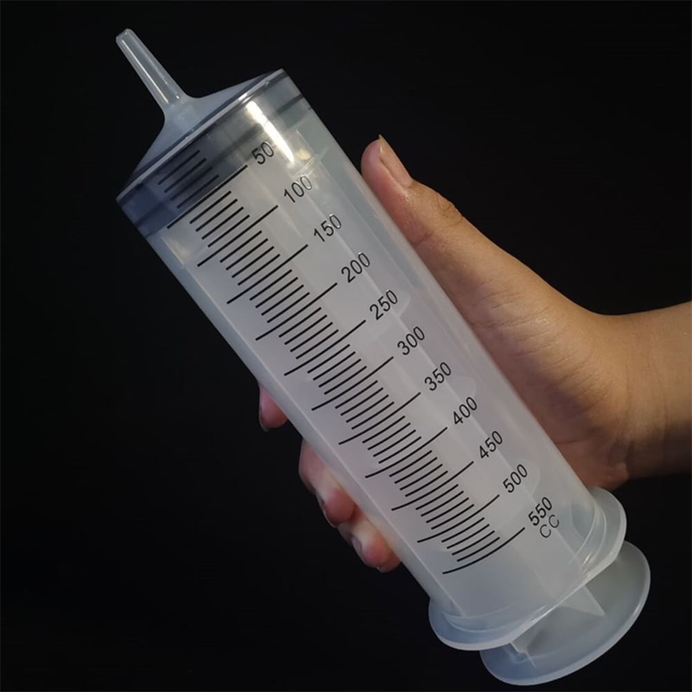 Litake Plastic Syringe Multi function Large Capacity Syringe Thick Mouthed Syringe Pet Feeding Flushing Enema Oil Pumping Dispensing Perfusion