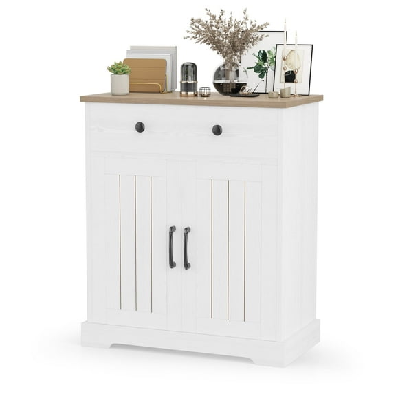 Litake Sideboard Buffet Cabinet with Storage, Storage Cabinet with Door & Adjustable Shelf, Modern Accent Coffee Bar Console Table for Kitchen, Entryway