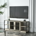 thumbnail image 1 of Litake TV Stand, Farmhouse TV Stand with Storage Mesh Door and Shelves, Industrial Entertainment Center TV Media Console Table for 65+ Inch TV, Gray TV Console Cabinet Furniture for Living Room, 1 of 10