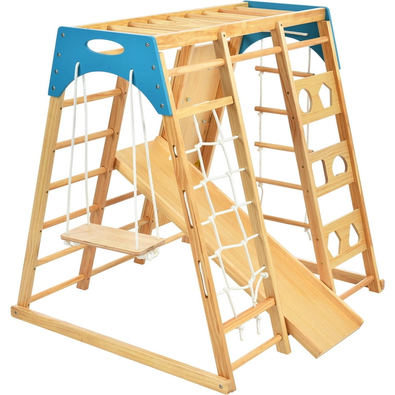 playset jungle gym climbing wall