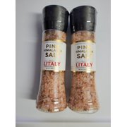 Litaly All Natural Pink Himalayan Salt, 2 Pack. 2 Grinders of Litaly Pink Himalayan Salt 12.9 oz each