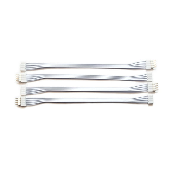 Litcessory Extension Cable for LIFX Z Lightstrips (6in, 4 Pack, White)