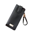 thumbnail image 1 of Litchi Patterned Glasses Case Eyeglass Case with Hanging Protective Cover Lens Jacket for Glasses Portable Sunglasses Storage Bag Compact Fall Resistive Design for Travel Home Office, 1 of 6