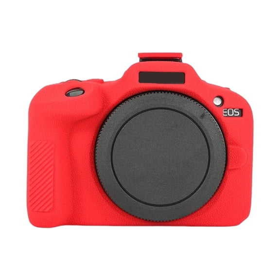 Litchi Texture Soft Silicone Protective Case For Canon EOS R100