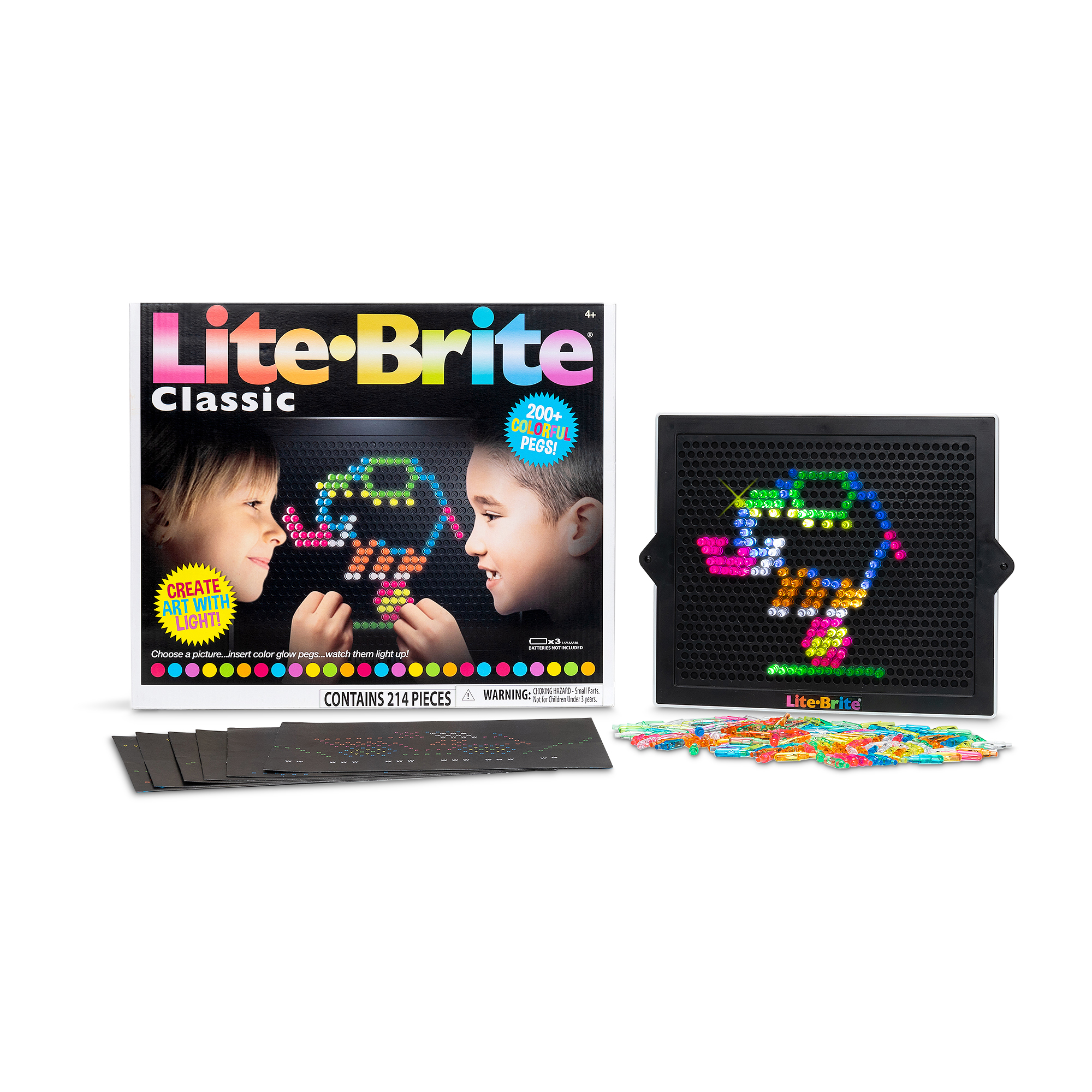 Lite-Brite Classic, Favorite Retro Toy - Create Art with Light, STEM, Educational Learning, Holiday, Birthday, Gift, Boys, Unisex, Kid, Toddler, Girls Age 4+ - image 1 of 10
