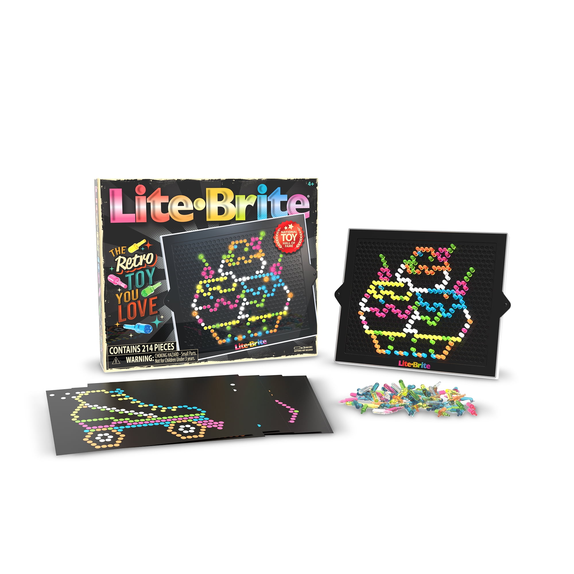 Lite-Brite Classic, Favorite Retro Toy - Create Art with Light, STEM, Educational Learning, Holiday, Birthday, Gift, Boys, Unisex, Kid, Toddler, Girls Lite-Brite Classic, Favorite Retro Toy - Create Art with Light, STEM, Educational Learning, Holiday, Birthday, Gift, Boys, Unisex, Kid, Toddler, Girls