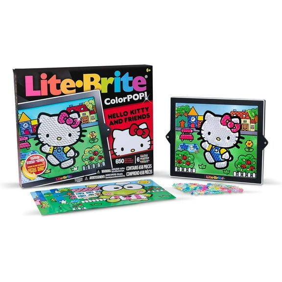 Lite Brite Color Pop! Hello Kitty Set