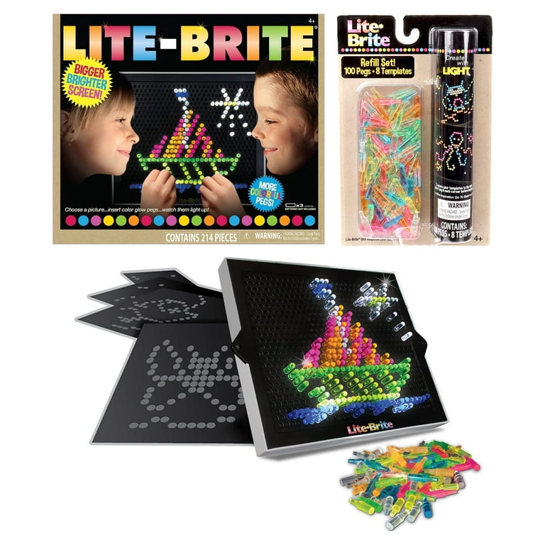What are the Names and Sizes of Lite Brites? - GlowPeg